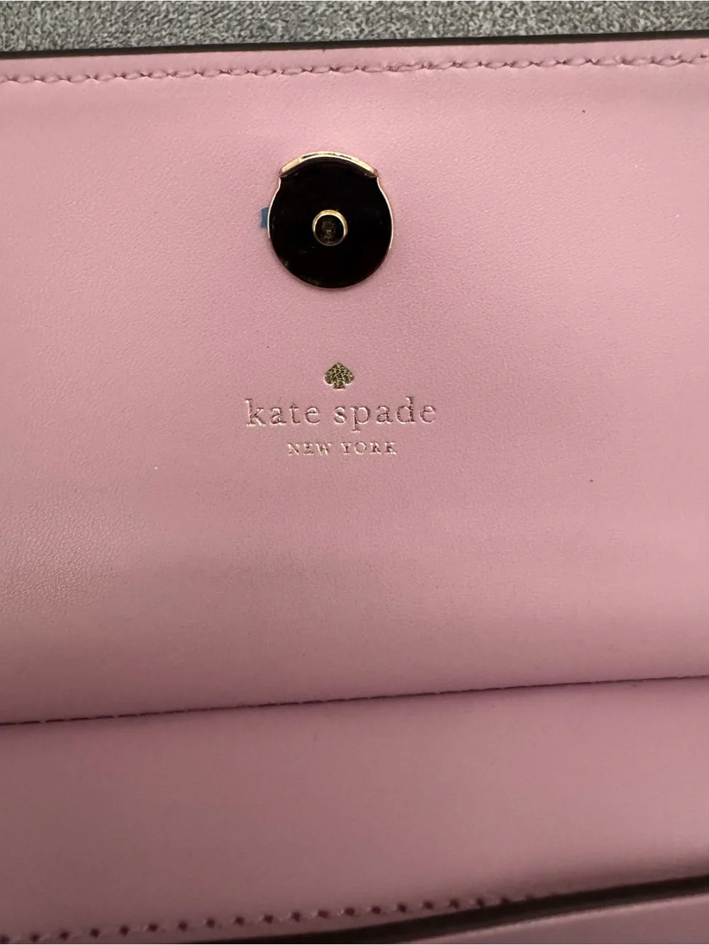 Kate Spade Rose Pink Glitter Wristlet Clutch